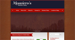 Desktop Screenshot of manvirrosindiangrill.com